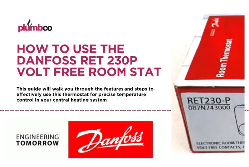 How to use the Danfoss RET 230P Volt Free Room Stat